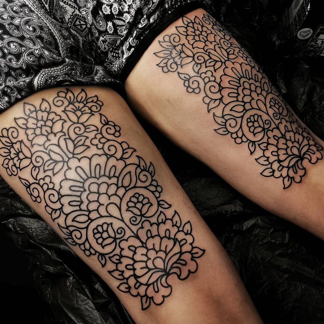 Tattoo von Lenn Black Lotus