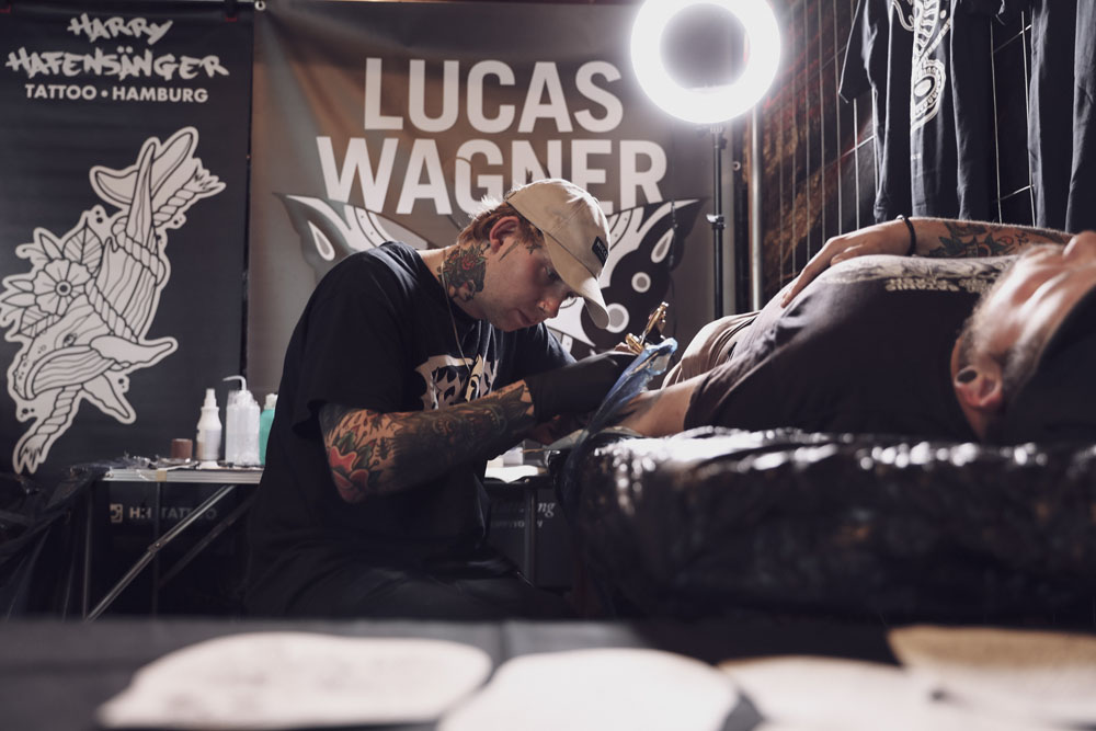Lucas Wagner auf der Ink & Ride 2018