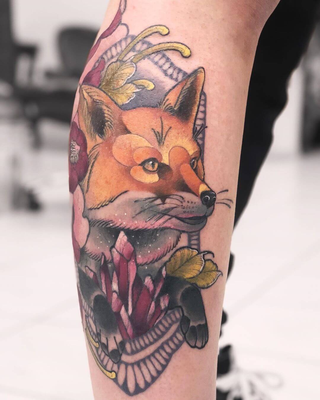 Stilvoll anders: Fuchs-Tattoos