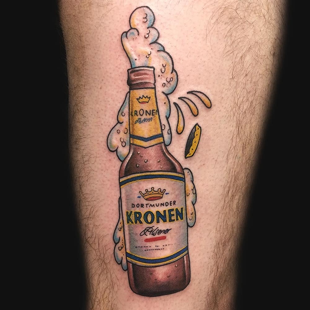 Bier-Tattoos von Danny Brink