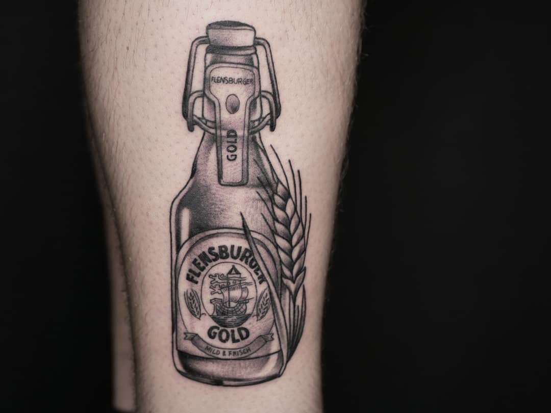 Bierflaschen Tattoos von Danny Brink