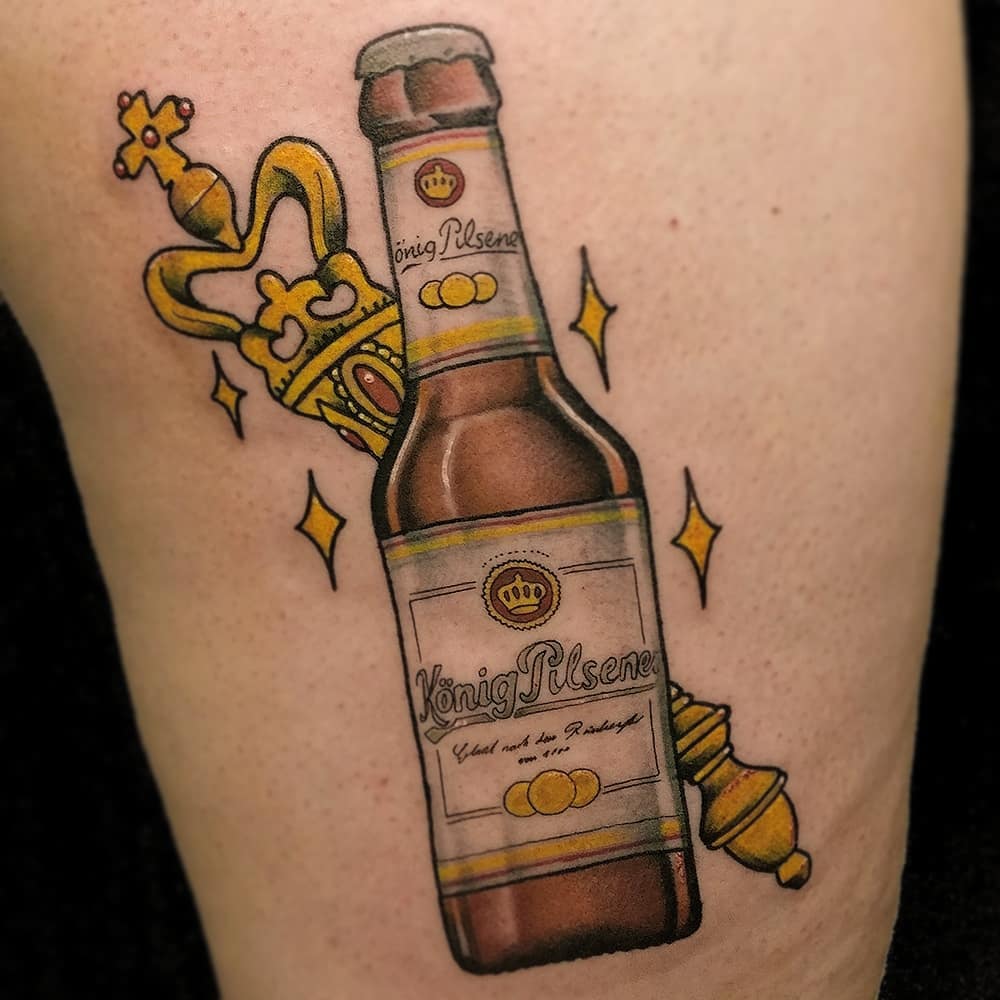Bierflaschen-Tattoos von Danny Brink