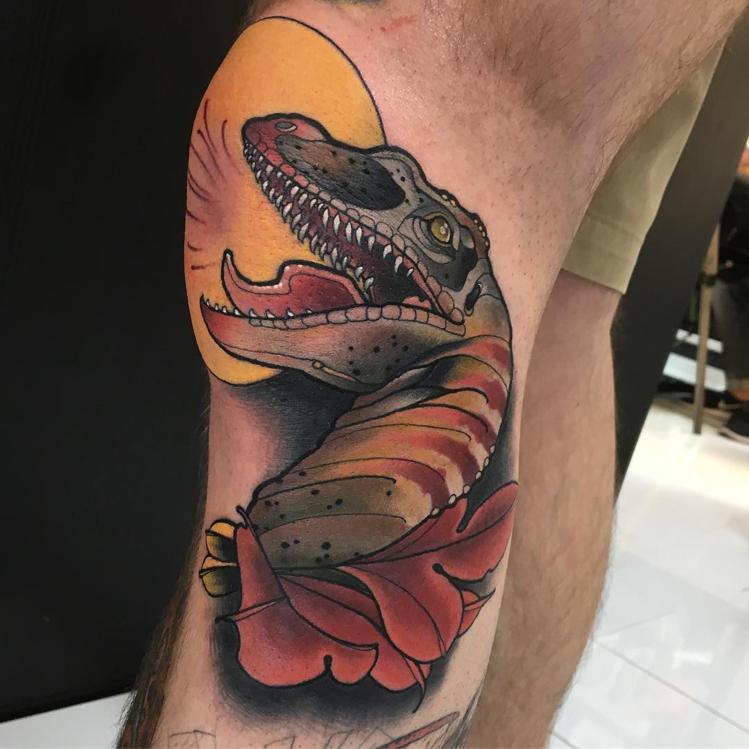 Dino Tattoo von Konstantin Schmidt