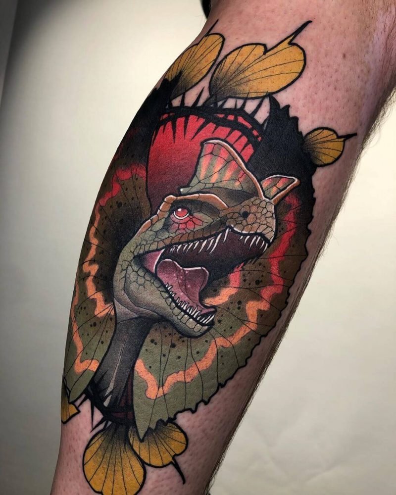 Coole Dino Tattoos von Konstantin Schmidt aus Lüneburg Feelfarbig