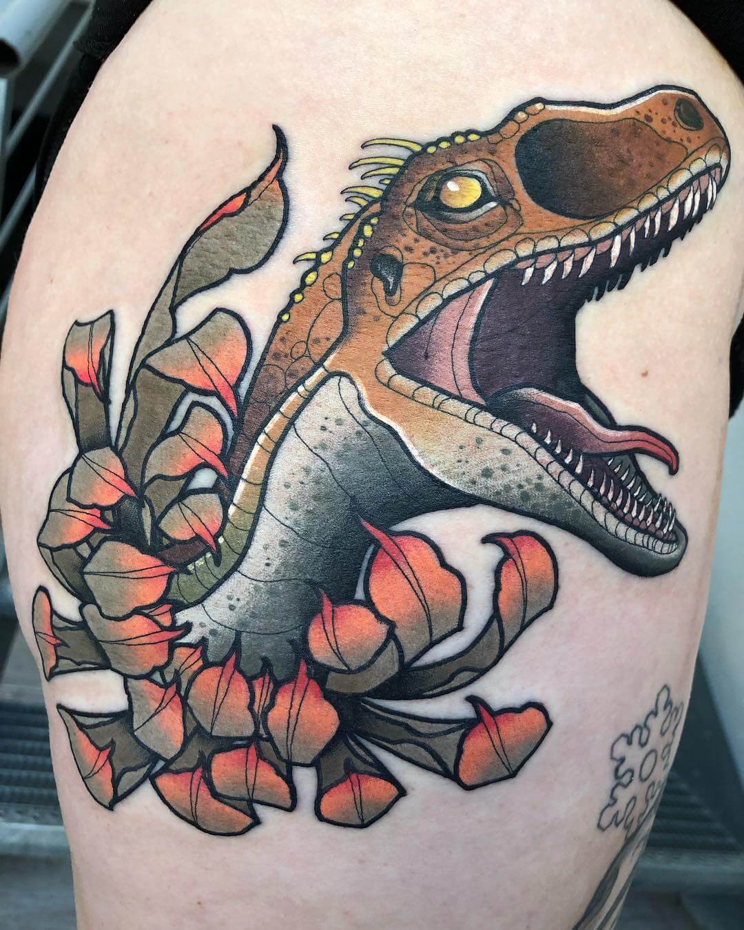 Dino Tattoo von Konstantin Schmidt