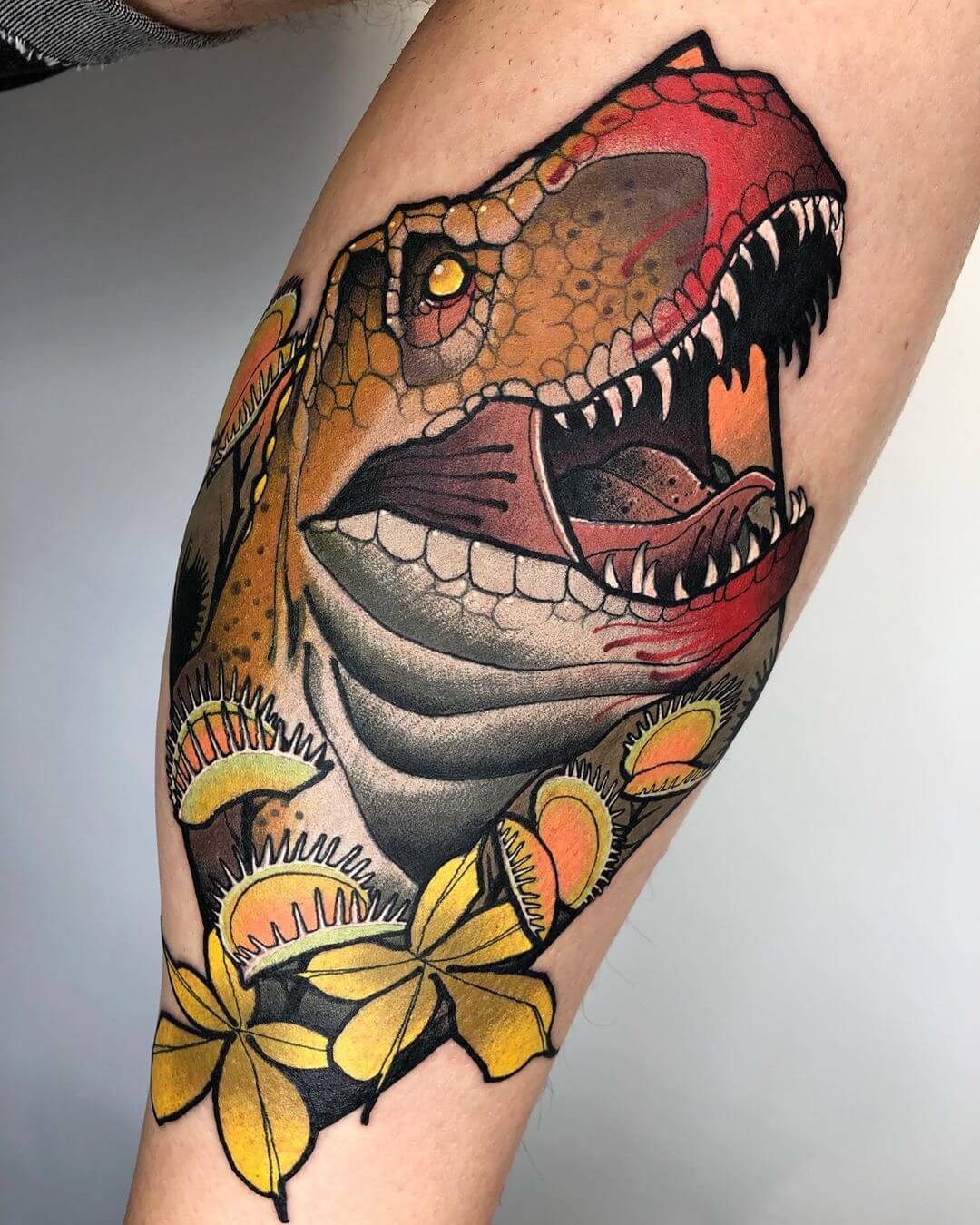 Dinosaurier Tattoos von Konstantin Schmidt