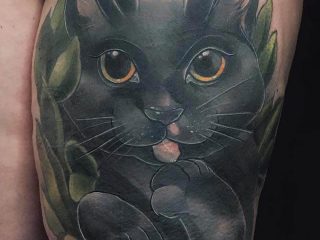 Katzen-Tattoos von Miss Freya