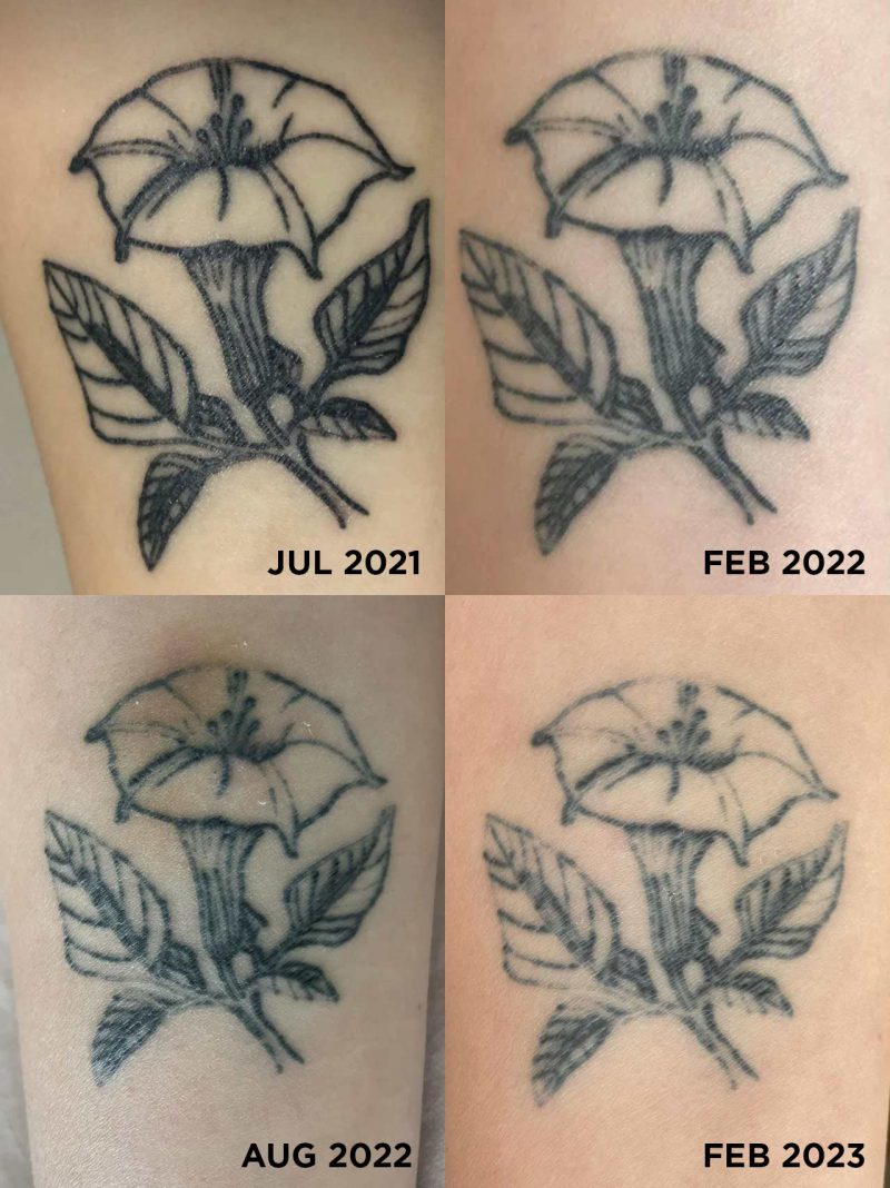 Ephemeral "Tattoos, die ein Jahr bleiben" …bleiben doch länger!