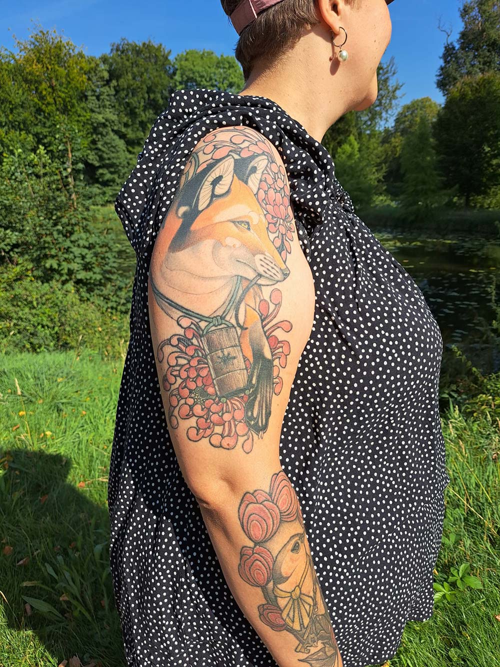 Lindas Tattoos am Arm