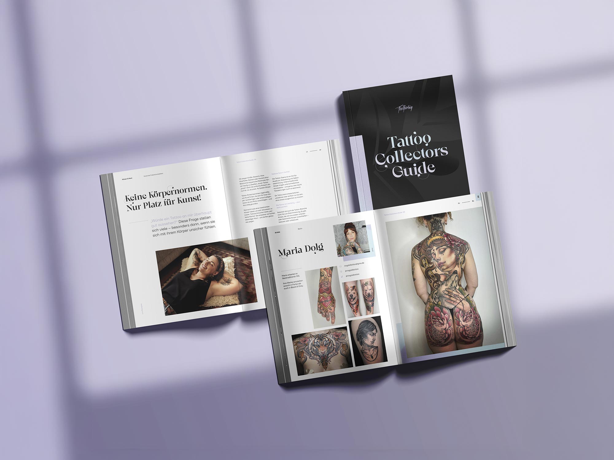 Tattoo Collectors Guide - 252 Seiten, über 100 Artists - erhältlich ab 27.07.