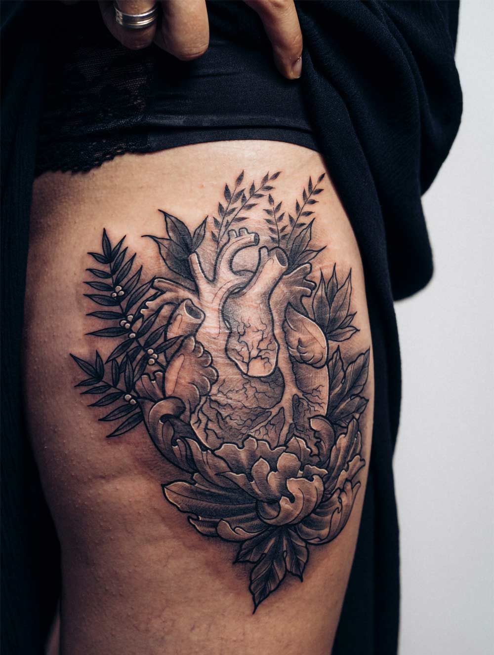 Ein "Überwunden-Motiv", welches im Rahmen des Projekts tätowiert wurde